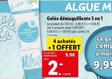 Algue Marine - Gelee Démaquillante 3 En 1