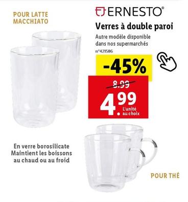 Ernesto - Verres À Double Paroi