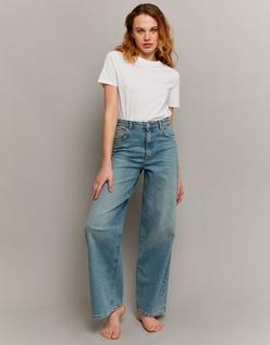 jeans taille haute wide leg