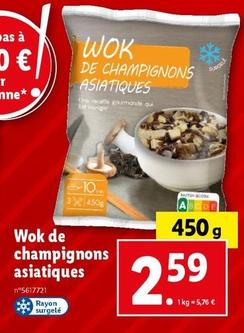 wok de champignons asiatiques 