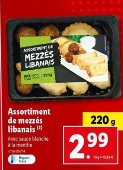 Assortiment De Mezzes Libanais 