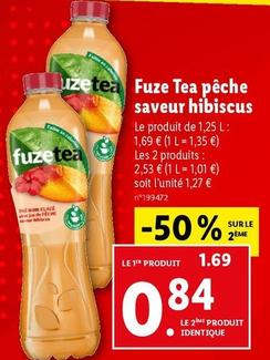 fuze tea pêche fuzetea