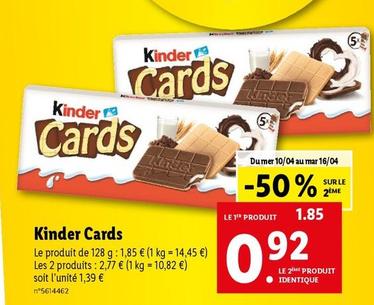 ferrero - kinder cards