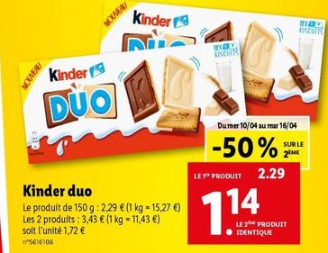 ferrero - kinder duo