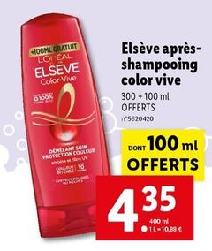 elsève - après- shampooing color vive