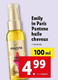 pantene - emily in paris huile cheveux