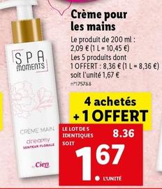 Spa Moments - Crème Pour Les Mains