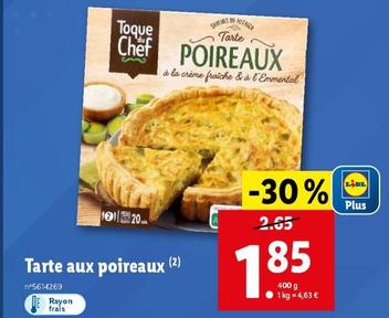 Toque Du Chef - Tarte Aux Poireaux