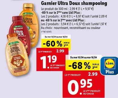 garnier - ultra doux shampooing