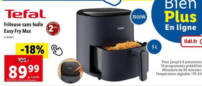 Tefal - Friteuse Sans Huile Easy Fry Max