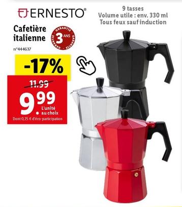 ernesto - cafetière italienne