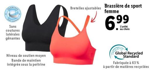 brassière de sport femme