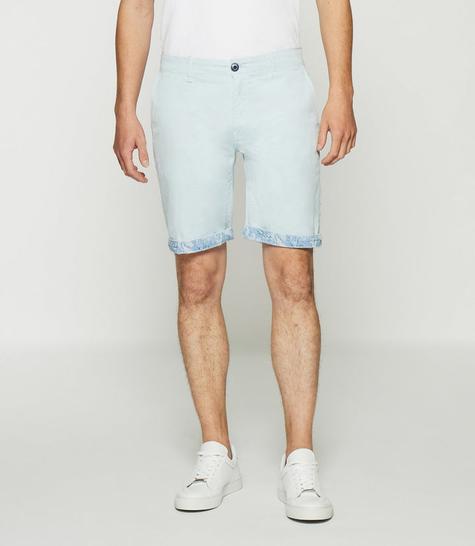 Bermuda en coton stretch bleu ciel SLOWLY offre à 55,99€ sur Izac