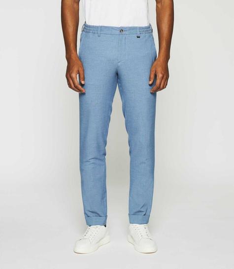 Pantalon chino stretch bleu POUVOIR offre à 40€ sur Izac