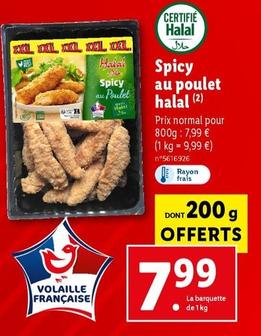 Spicy Au Poulet Halal