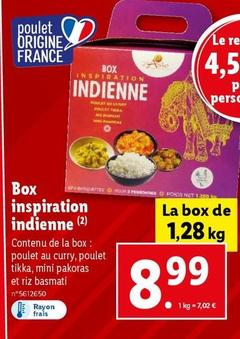 Box Inspiration Indienne