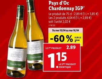 Pays D'oc Chardonnay Igp