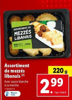 Assortiment De Mezzés Libanais