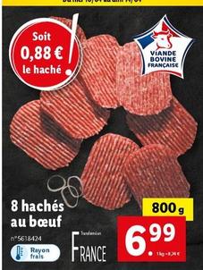 8 Hachés Au Bœuf