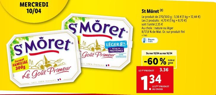St Moret - Le Produit De 270/300 G