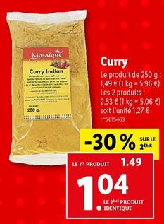 Mosaïque - Curry