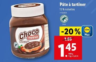 Choco Nussa - Pâte À Tartiner