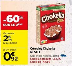 Nestlé - Céréales Chokella offre à 2,31€ sur Carrefour