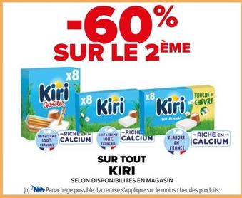 Kiri - Sur Tout offre sur Carrefour