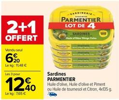 Parmentier - Sardines offre à 6,2€ sur Carrefour