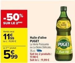 Puget - Huile D'Olive offre à 11,99€ sur Carrefour
