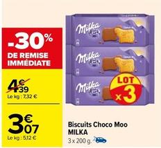 Milka - Biscuits Choco Moo offre à 3,07€ sur Carrefour