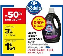 Carrefour - Expert Lessive Liquide offre à 3,29€ sur Carrefour
