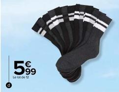 Mi-Chaussettes Sport Homme offre à 5,99€ sur Carrefour