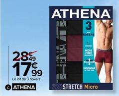 Athena - Boxers Homme "Micro 720" offre à 17,99€ sur Carrefour