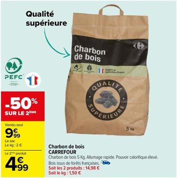 Carrefour - Charbon De Bois offre à 9,99€ sur Carrefour