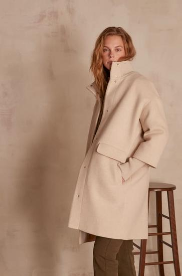 wecare : ce manteau est confectionné à partir de laine responsable respectant la norme rws. la norme             ...                             voir plus
