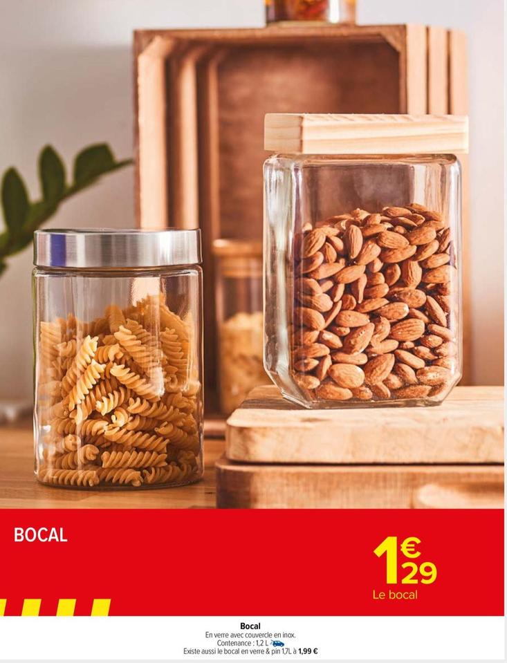 Bocal offre à 1,29€ sur Carrefour Market