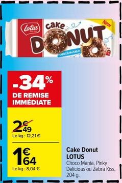 Lotus - Cake Donut offre à 1,64€ sur Carrefour Market