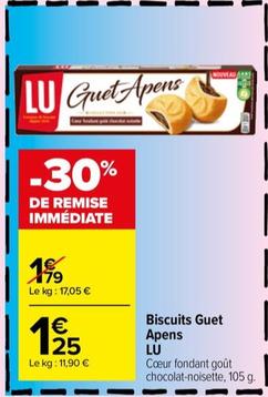 Lu - Biscuits Guet Apens  offre à 1,25€ sur Carrefour Market