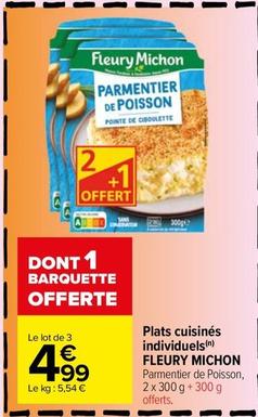 Fleury Michon - Plats Cuisinés Individuels offre à 4,99€ sur Carrefour Market