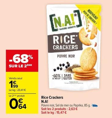N.a! - Rice Crackers offre à 1,99€ sur Carrefour Market