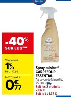 Carrefour - Spray Cuisine Essentia offre à 1,29€ sur Carrefour Market