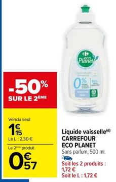 Carrefour - Liquide Vaisselle Eco Planet  offre à 1,15€ sur Carrefour Market