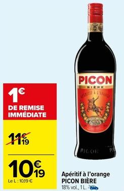 Picon - Apéritif À L'orange Bière offre à 10,19€ sur Carrefour Market