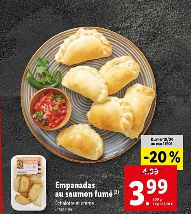 Empanadas Au Saumon Fumé