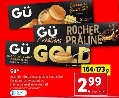 Gü - Gold Chocolat Blanc Caramélisé