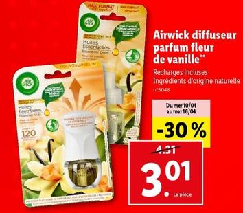 Air Wick - Diffuseur Parfum Fleur De Vanille