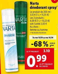 Narta - Déodorant Spray