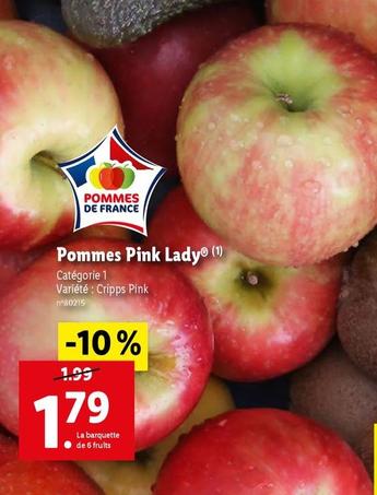 Pommes Pink Lady