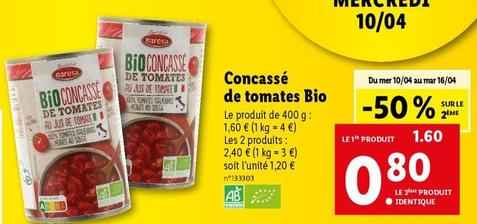 Baresa - Concassé De Tomates Bio